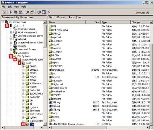 File System Navigator Program APP Appendix C - Pos Pay Mod